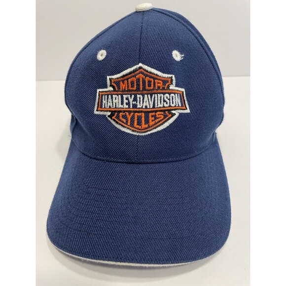 Harley-Davidson Dark Blue Cap with Logo Adjustable - Picture 1 of 5